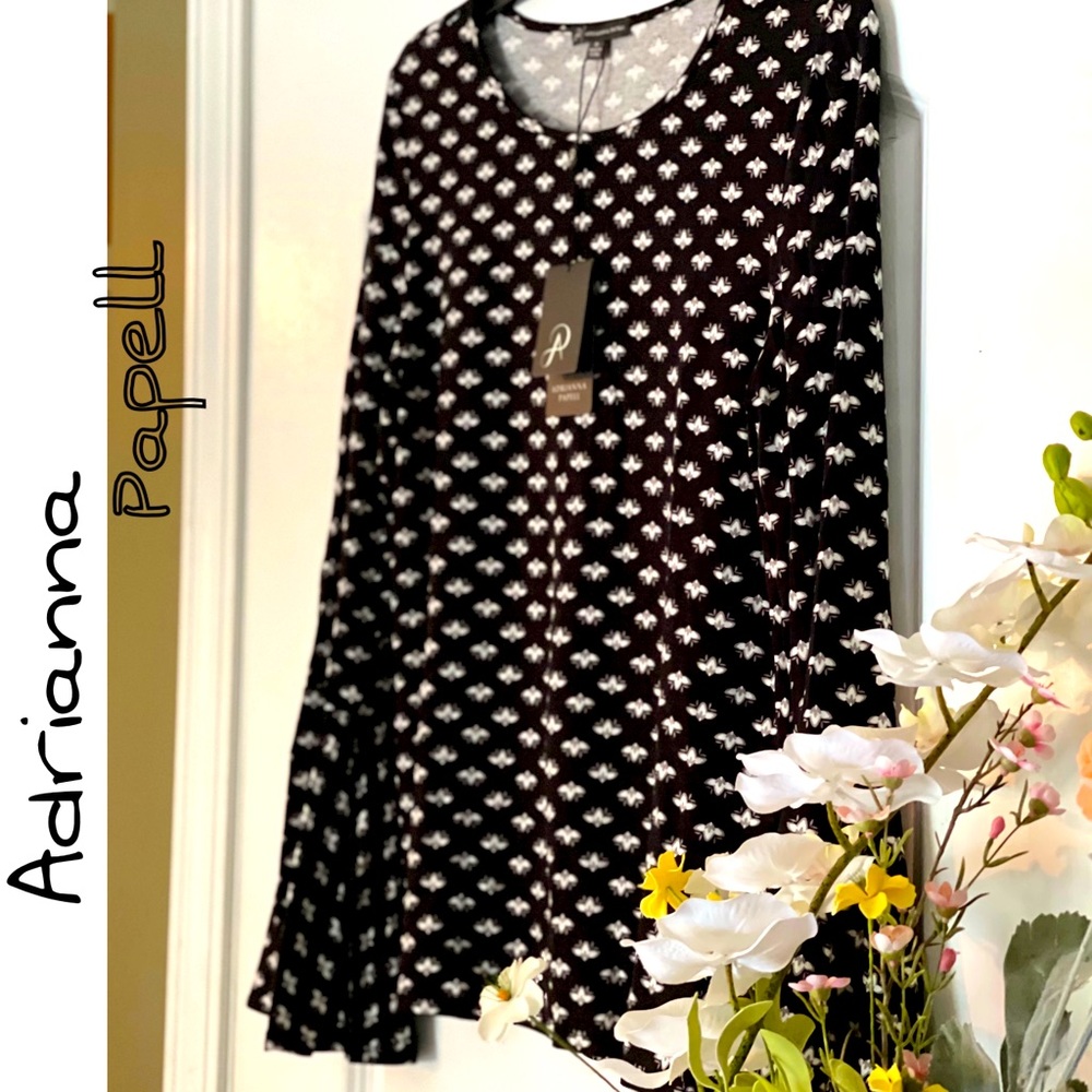 Adrianna Papell Bell Sleeves